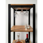 Mueble cava o bodega de madera paraíso y hierro