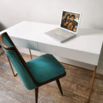 Escritorio Minimal Dorado 120 Box - Imagen 2