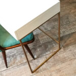 Escritorio Minimal Dorado 120 Box - Imagen 5