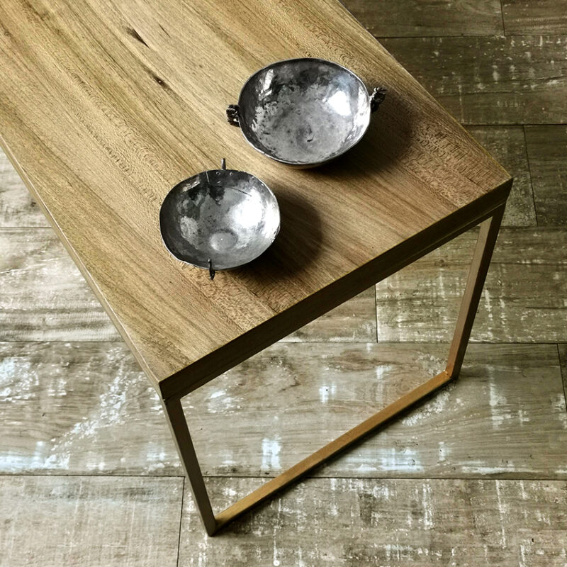 Mesa Minimal 40 Dorada - Imagen 5