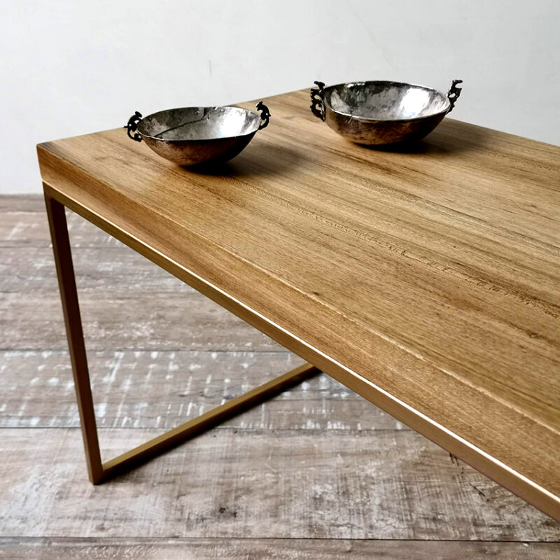 Mesa Minimal 40 Dorada - Imagen 4