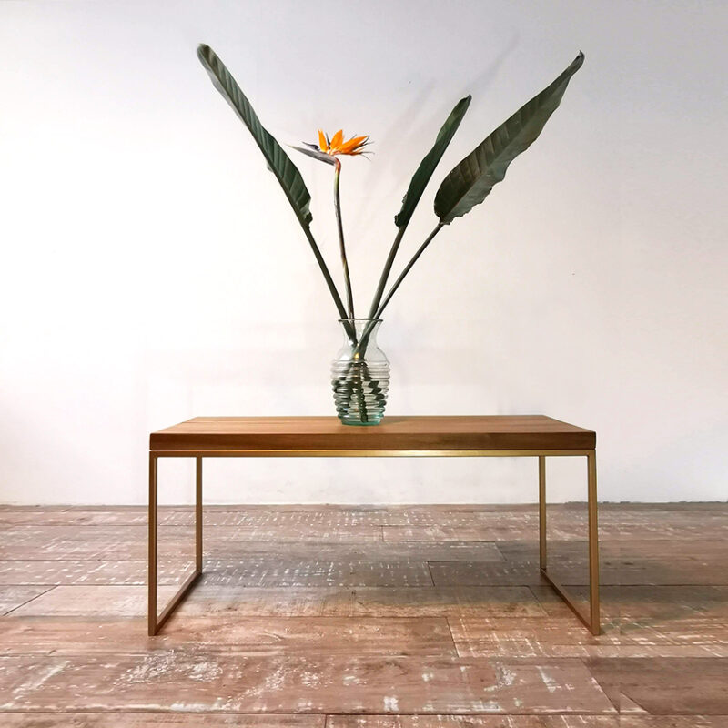 Mesa Minimal 40 Dorada - Imagen 3