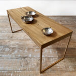 Mesa Minimal 40 Dorada