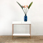 Consola Minimal Dorada 100 Box