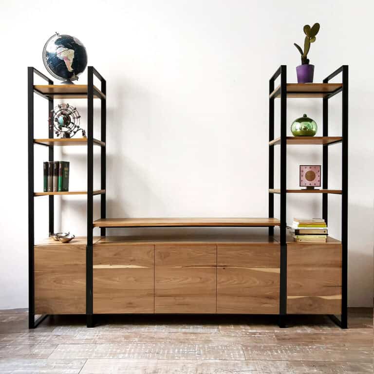 Quadrat Rack Aparadores de Diseño | Hierro y Madera a Medida | Saavedra CABA | Quadrat