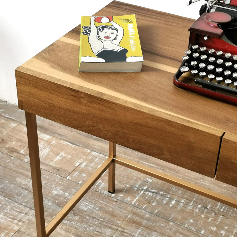 Escritorio Arizona Chico Dorado - Imagen 3