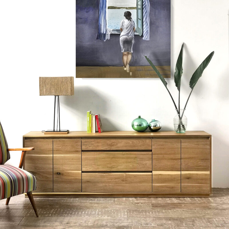aparador livig dormitorio cómoda mueble minimalista de madera peteribi tienda quadrat muebles a medida (6) Aparador Toronto - Imagen 1