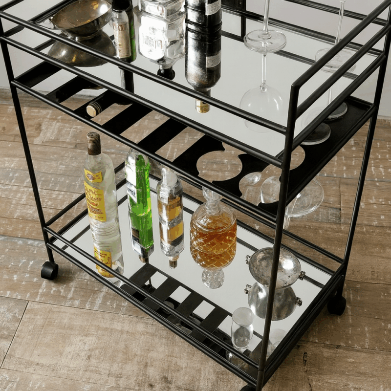 Carro Bar Praga Black - Imagen 5