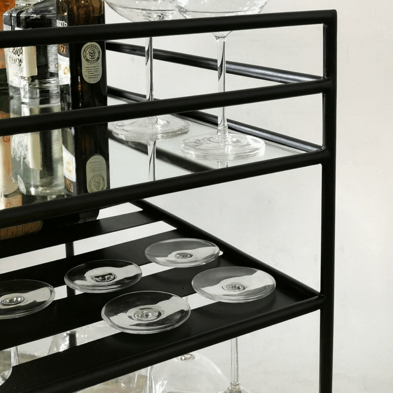 Carro Bar Praga Black - Imagen 3