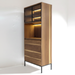 Aparador Vajillero Liverpool Café - Imagen 5